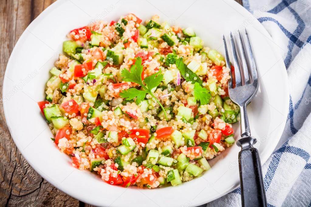Receitas FIT Tabule de Quinoa Receitas FIT com tabule de quinoa