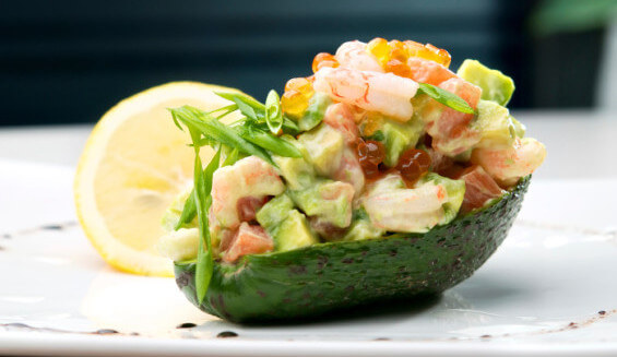 Receitas FIT com barquinho de abacate Receitas FIT Barquinho Cremoso de Abacate